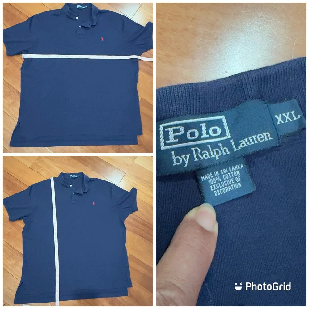 Polo Ralph Lauren Polo Shirts Mens Multicolor Cotton Pique Bundle XXL 4pk
